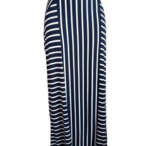 Tribal Skirt Black/ White Women’s Long Maxi Skirt Size Small